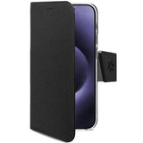 Celly Wally Wallet Case iPhone 16 Pro Max Svart