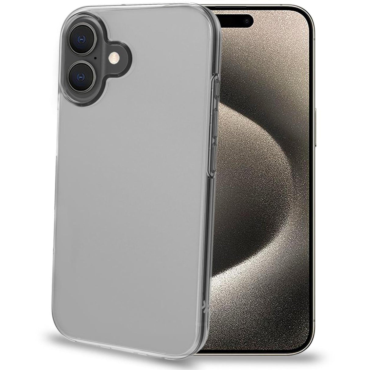 Celly Gelskin TPU Cover iPhone 16 Transparent
