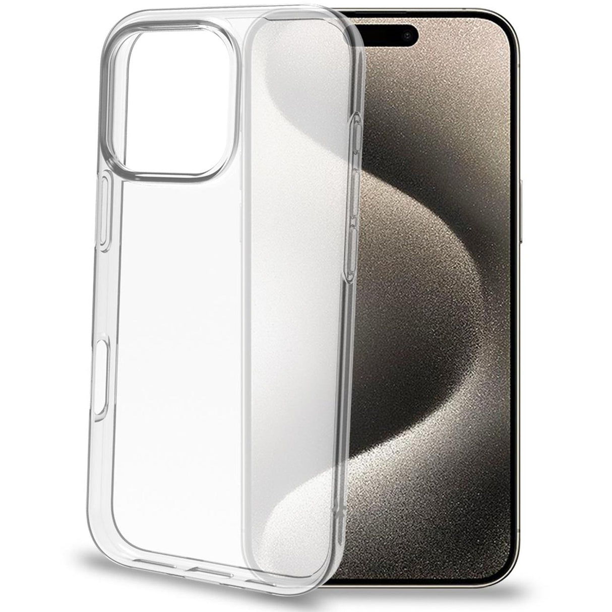 Celly Gelskin TPU Cover iPhone 16 Pro Transparent