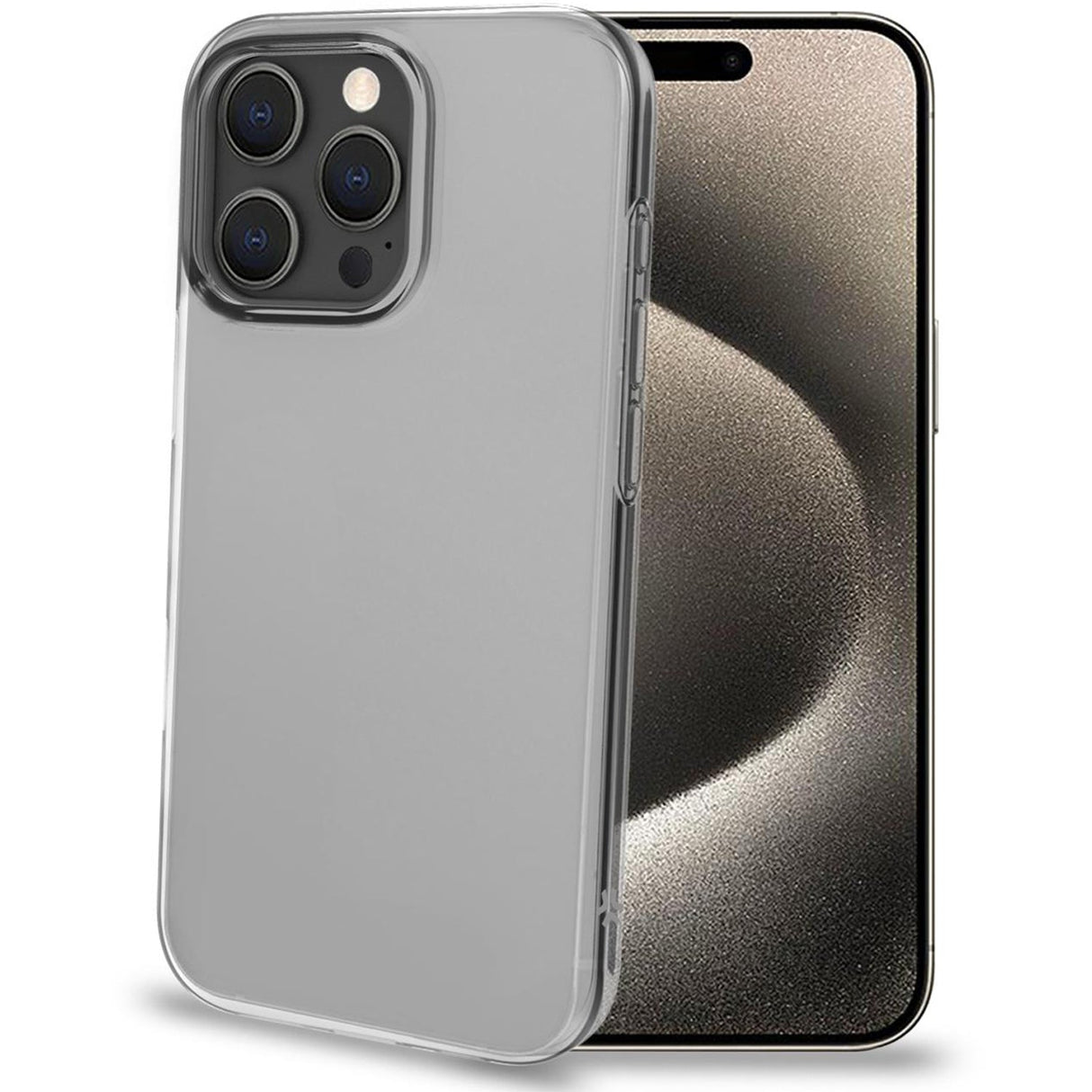 Celly Gelskin TPU Cover iPhone 16 Pro Transparent