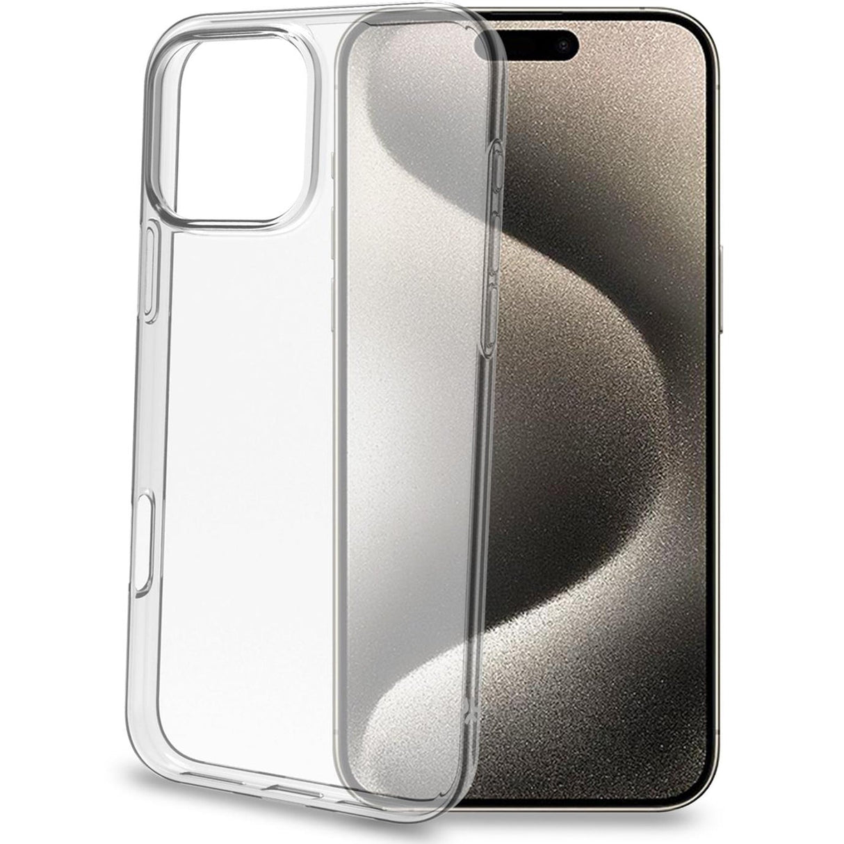 Celly Gelskin TPU Cover iPhone 16 Pro Max Transparent