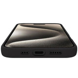 Celly Cromo Soft rubber case iPhone 16 Svart