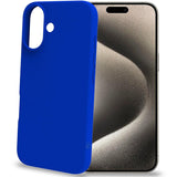 Celly Cromo Soft rubber case iPhone 16 Blå
