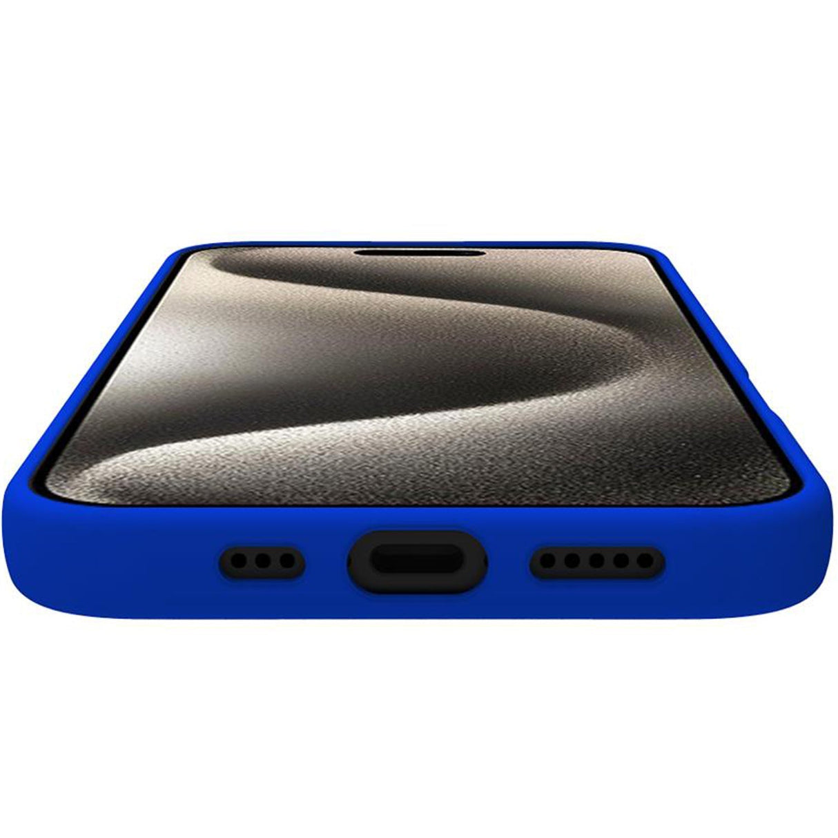 Celly Cromo Soft rubber case iPhone 16 Blå