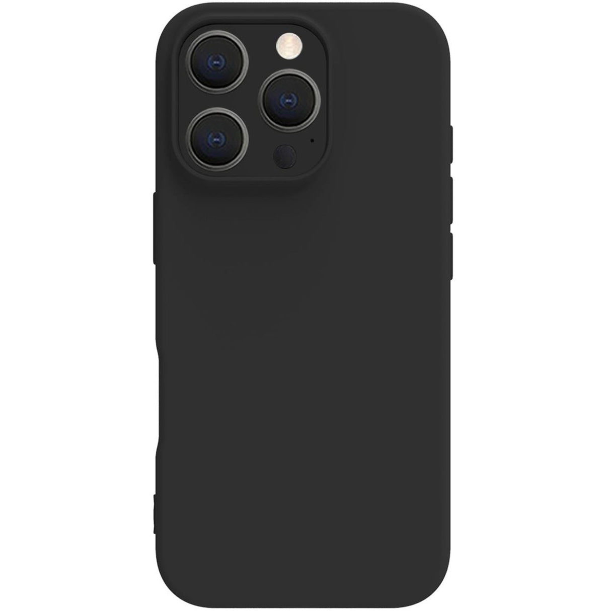 Celly Cromo Soft rubber case iPhone 16 Pro Svart