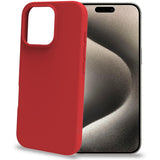 Celly Cromo Soft rubber case iPhone 16 Pro Röd