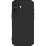 Celly Cromo Soft rubber case iPhone 16 Plus Svart