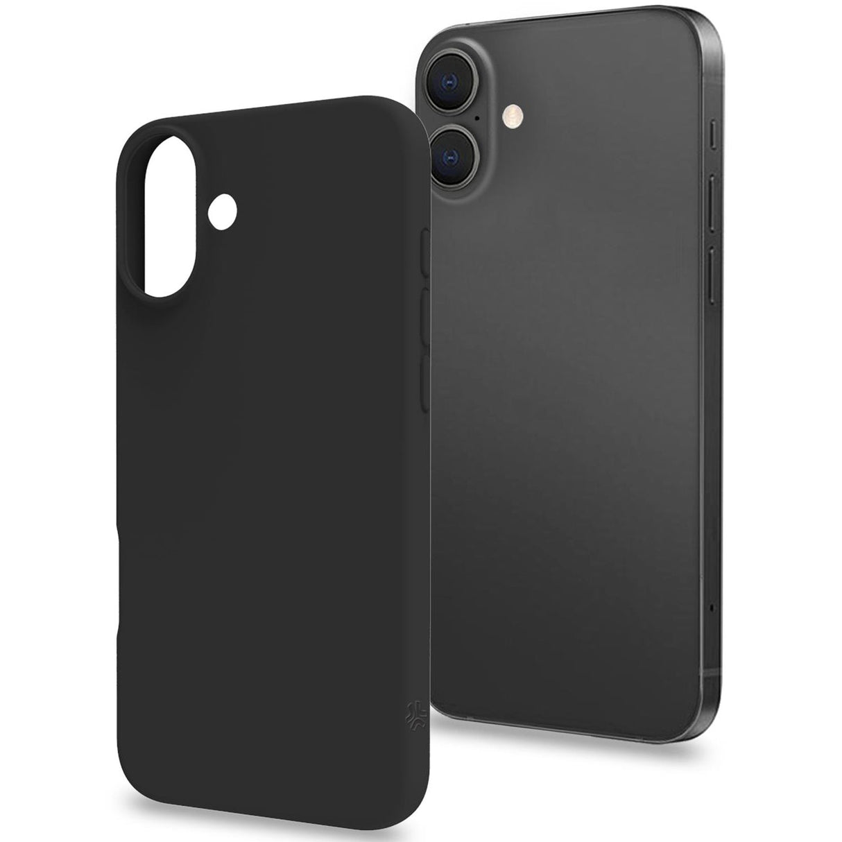 Celly Cromo Soft rubber case iPhone 16 Plus Svart