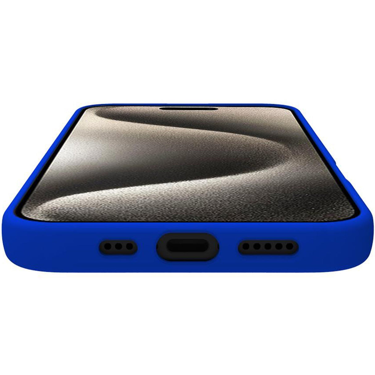 Celly Cromomag Magnetic Soft rubber case MagSafe iPhone 16 Pro Blå