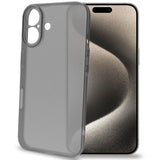 Celly SPACE Super Thin Cover iPhone 16 Svart