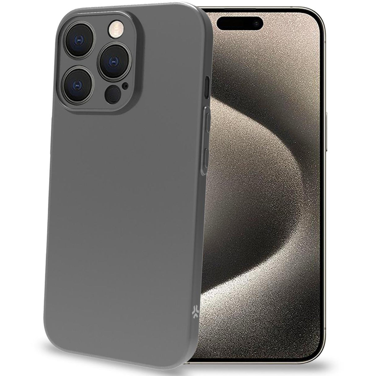 Celly SPACE Super Thin Cover iPhone 16 Pro Svart