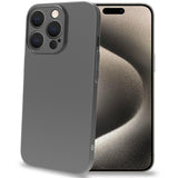 Celly SPACE Super Thin Cover iPhone 16 Pro Svart