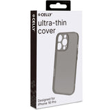 Celly SPACE Super Thin Cover iPhone 16 Pro Svart