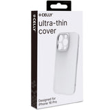 Celly SPACE Super Thin Cover iPhone 16 Pro Vit