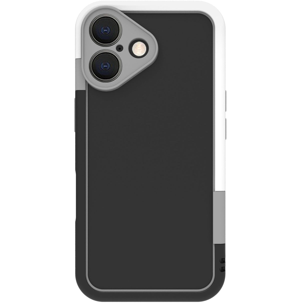 Celly Bumper iPhone 16 Svart/Vit