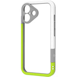 Celly Bumper iPhone 16 Vit/Limegrön