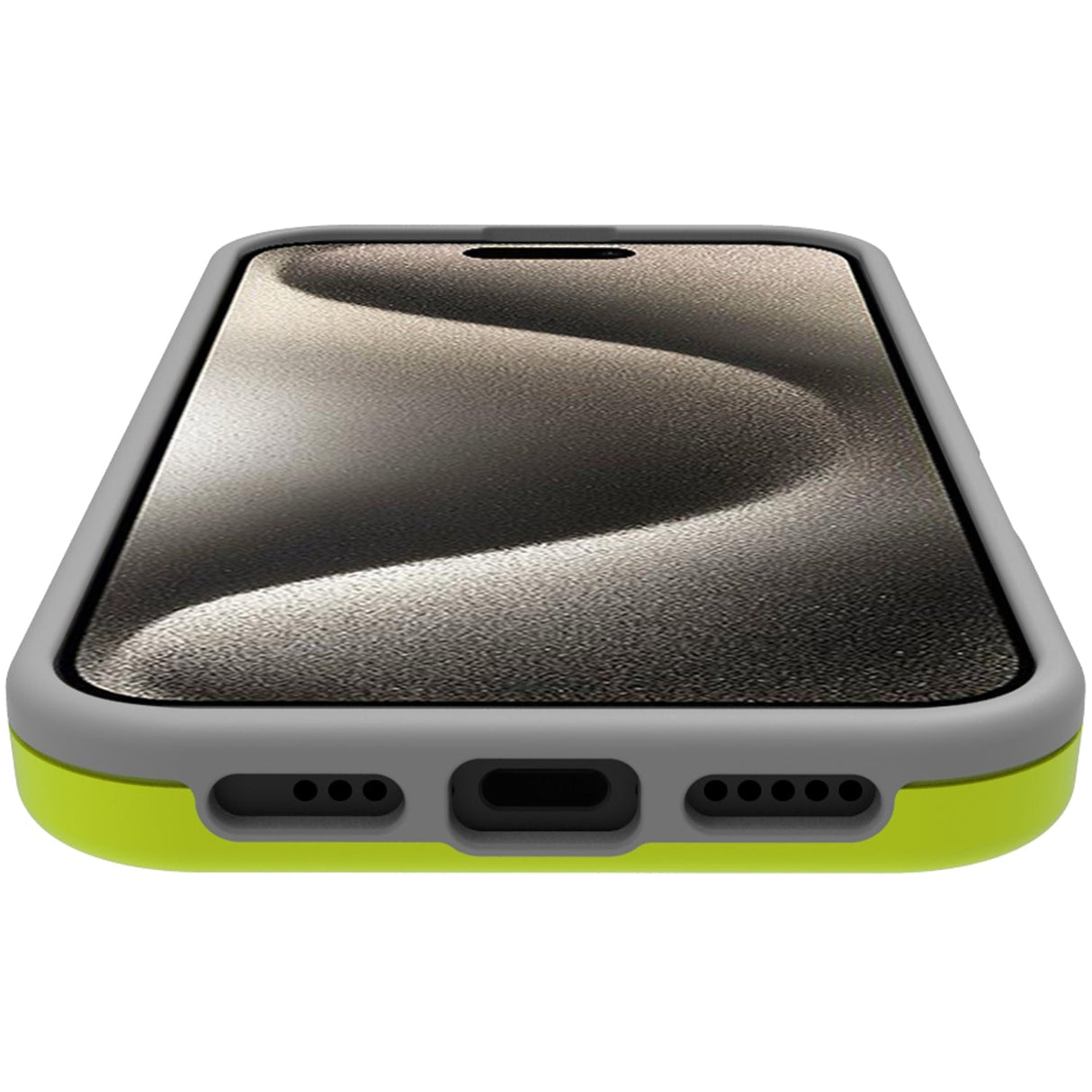 Celly Bumper iPhone 16 Pro Vit/Limegrön