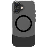 Celly Magdual MagSafe-kompatibelt skal iPhone 16 Svart + Transparent
