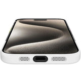 Celly Magdual MagSafe-kompatibelt skal iPhone 16 Vit + Transparent