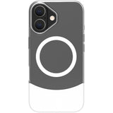 Celly Magdual MagSafe-kompatibelt skal iPhone 16 Vit + Transparent