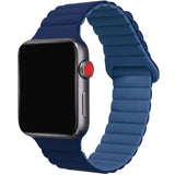 Celly Armband Till Apple Watch 42/44/45Mm Magnetiskt Blå