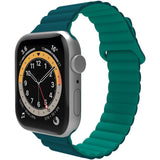 Celly Armband Till Apple Watch 42/44/45Mm Magnetiskt Grön