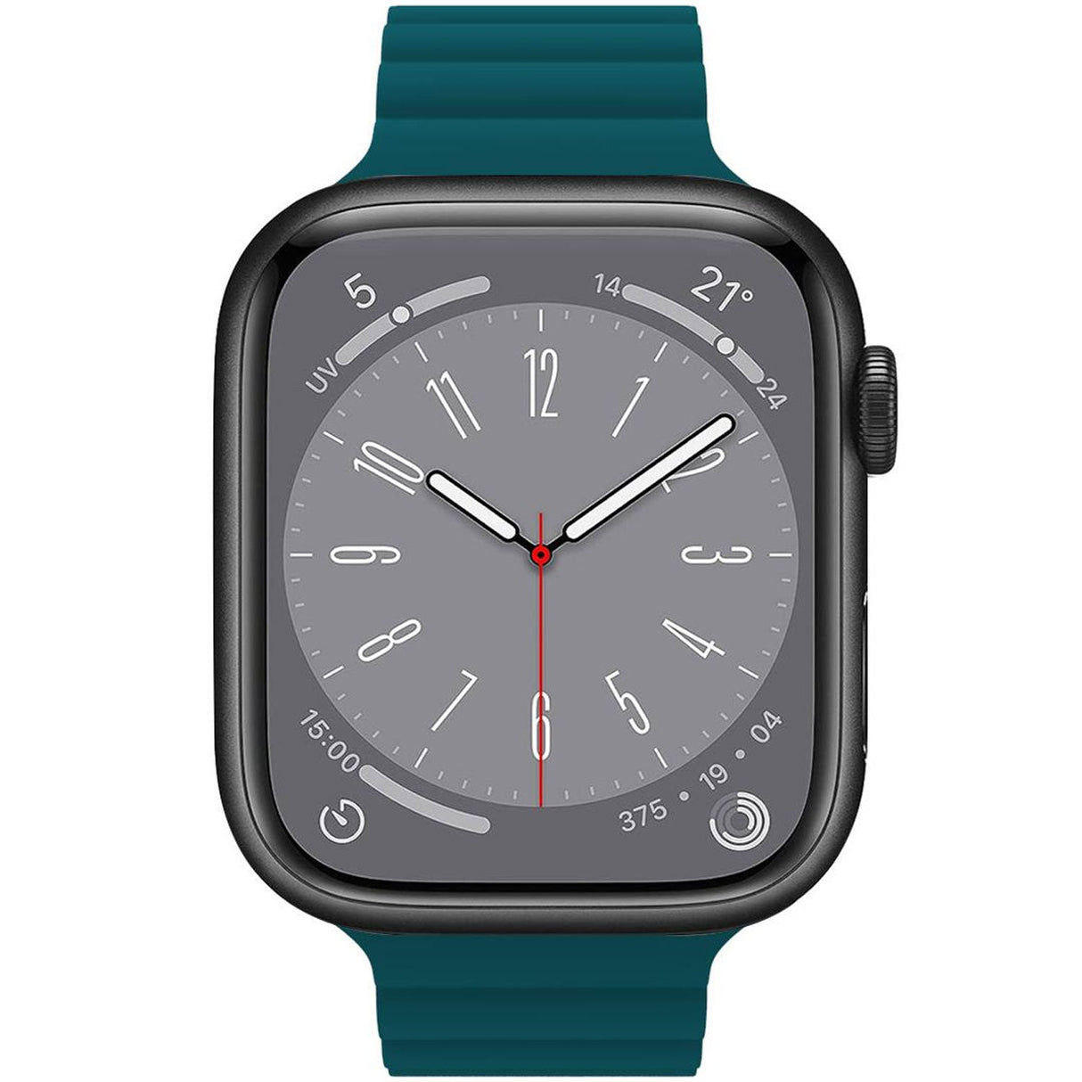 Celly Armband Till Apple Watch 42/44/45Mm Magnetiskt Grön