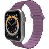 Celly Armband Till Apple Watch 42/44/45Mm Magnetiskt Lila