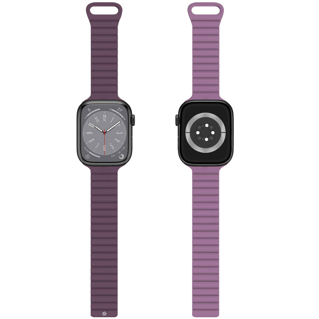 Celly Armband Till Apple Watch 42/44/45Mm Magnetiskt Lila
