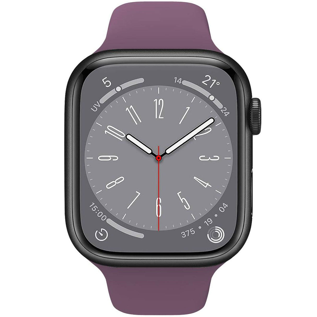 Celly Armband Till Apple Watch 38/40/41Mm Silikon Lila