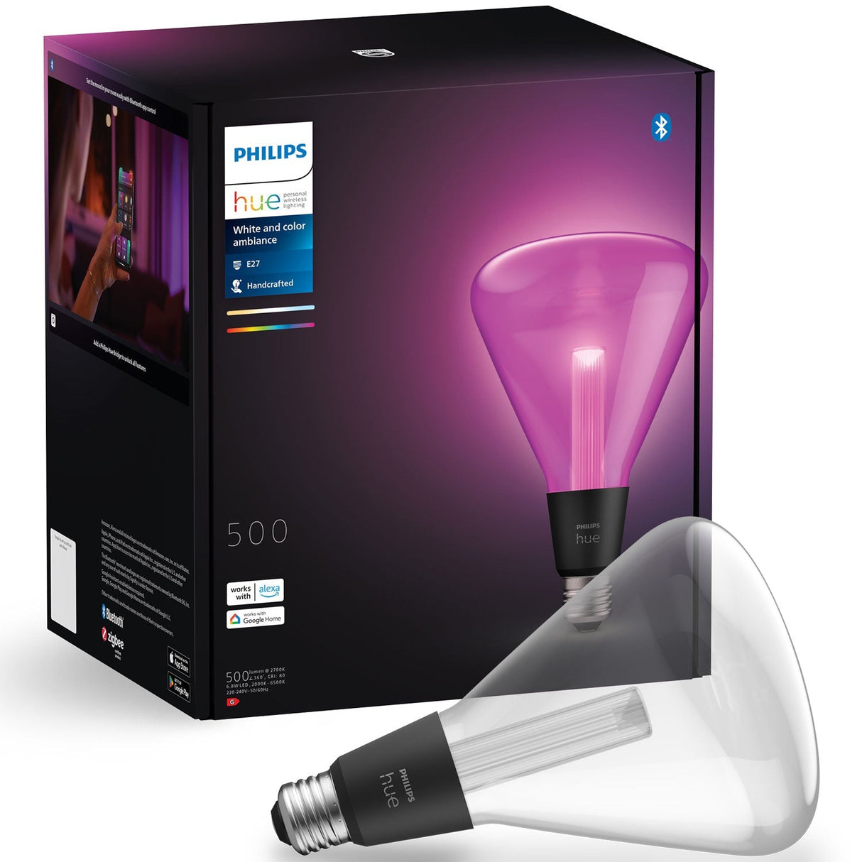 Philips Hue Lightguide Triangle E27 White And Color Ambiance
