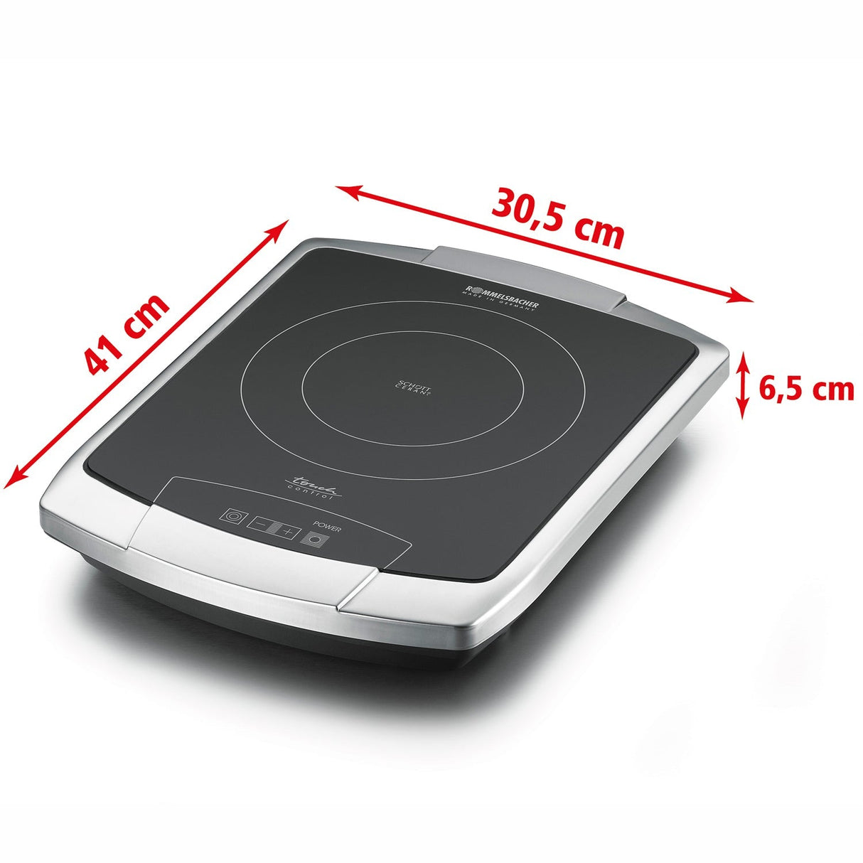 Rommelsbacher Kokplatta Highlight Ct 2203/Tc Touch Controll Dubbla Zoner