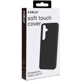 Celly Cromo Soft rubber case Galaxy S24 FE Svart