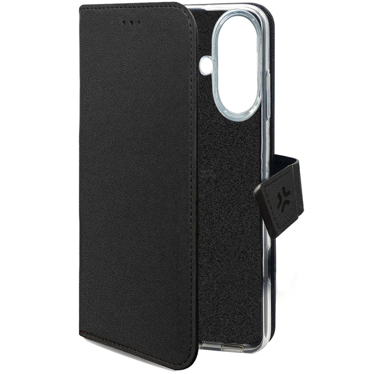 Celly Wally Wallet Case Galaxy S24 FE Svart