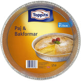 Toppits Paj & Bakform 23Cm Rund 22St Dfp