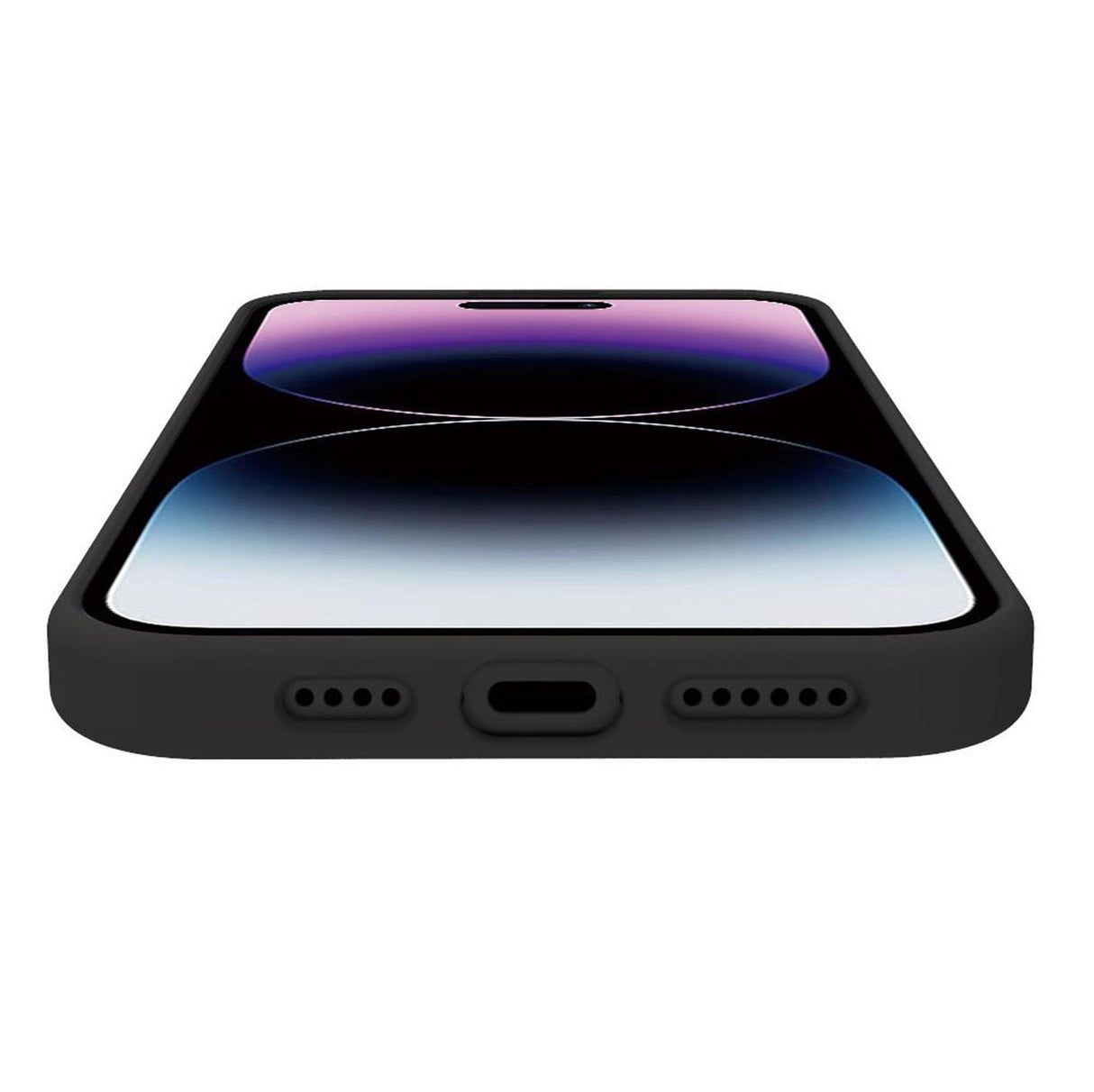 Celly Cromomag Soft rubber case MagSafe-kompatibelt iPhone 15 Pro Max Svart