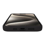 Celly Cromomag Soft rubber case MagSafe-kompatibelt iPhone 16 Svart