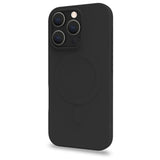 Celly Cromomag Soft rubber case MagSafe-kompatibelt iPhone 16 Pro Svart