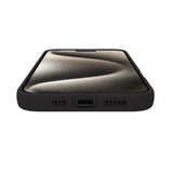 Celly Cromomag Soft rubber case MagSafe-kompatibelt iPhone 16 Pro Svart