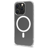 Celly Gelskinmag TPU Cover MagSafe-kompatibelt iPhone 16 Pro Transparent