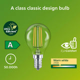 Philips Led E14 Klot P45 2,3W (40W) Klar 485Lm 2700K Energiklass A