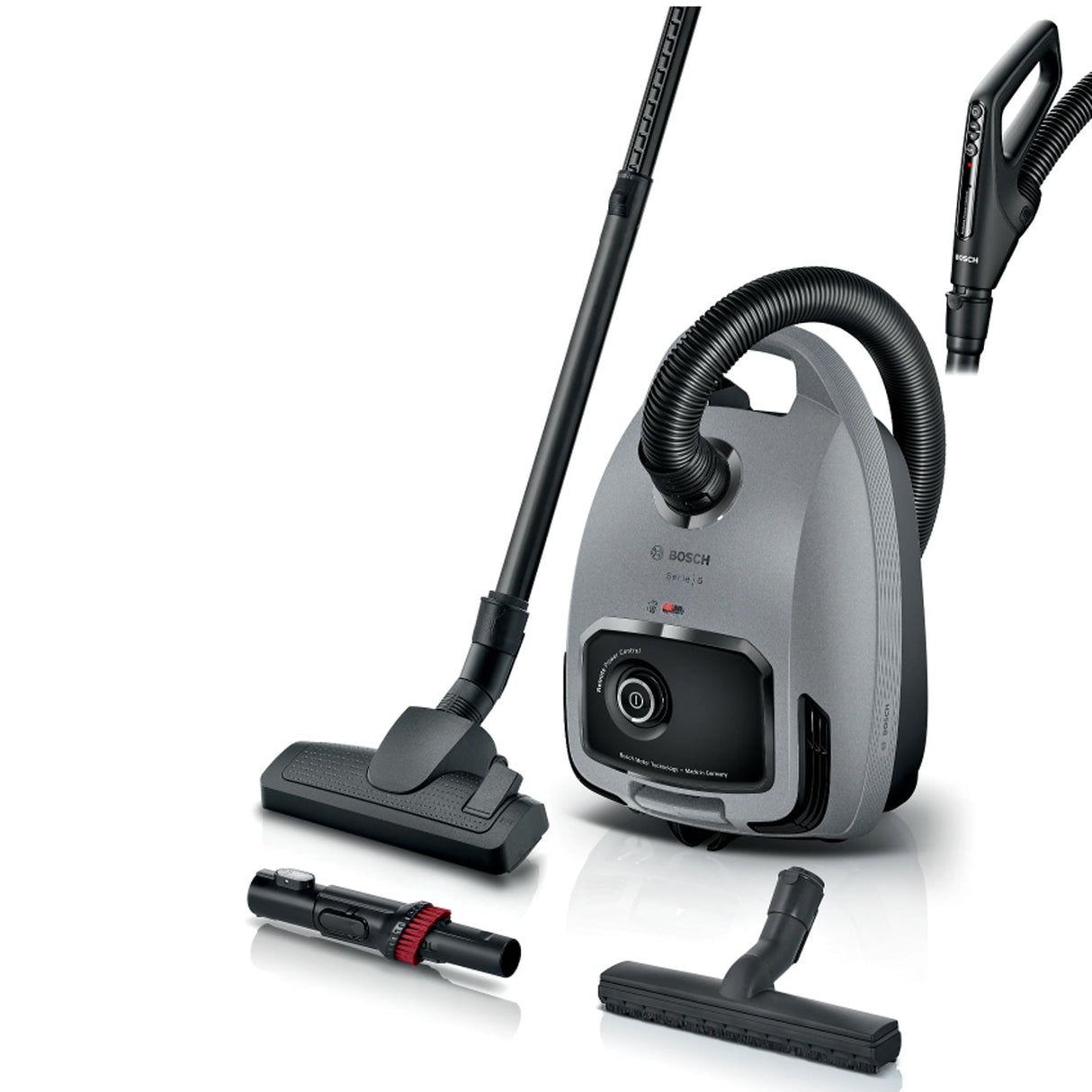 Bosch Golvdammsugare Bgb6X330 600W 12 Räckvidd Hepa,Fjärr Tysk Tillv.