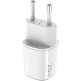 Celly USB-laddare GaN 1 x USB-A + 1 x USB-C PD 25W