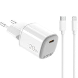 Celly USB-laddare GaN 1 x USB-C PD 20W + Lightning-kabel