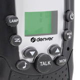 Denver Walkie Talkie Två handenheter Åtta kanaler WTA-449 Svart