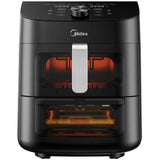 Midea Airfryer 2 I 1 Kombination Med Ugn 6,4 + 4,4 Liter