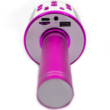 Denver Karaoke-mikrofon Bluetooth Inbyggd högtalare KMS-20P Rosa