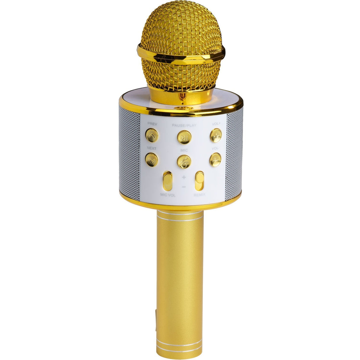Denver Karaoke-mikrofon Bluetooth Inbyggd högtalare KMS-20GO Guld