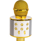 Denver Karaoke-mikrofon Bluetooth Inbyggd högtalare KMS-20GO Guld