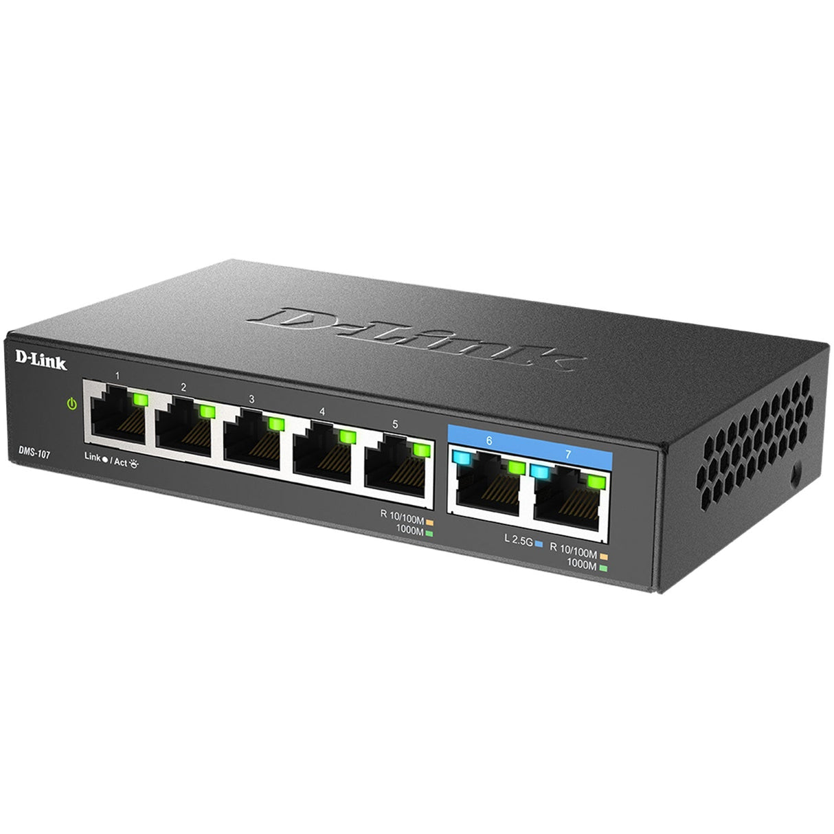 D-Link DMS-107 7-port Multi-Gigabit Switch